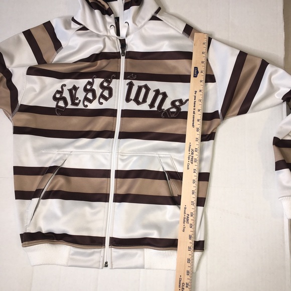 Sessions stripes snowboarding hoodie snow - Picture 8 of 10